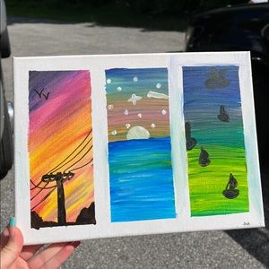 original abstract painting, canvas